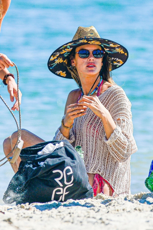 Alessandra Ambrosio in Bikini at Florianopolis Beach, January 2024 9