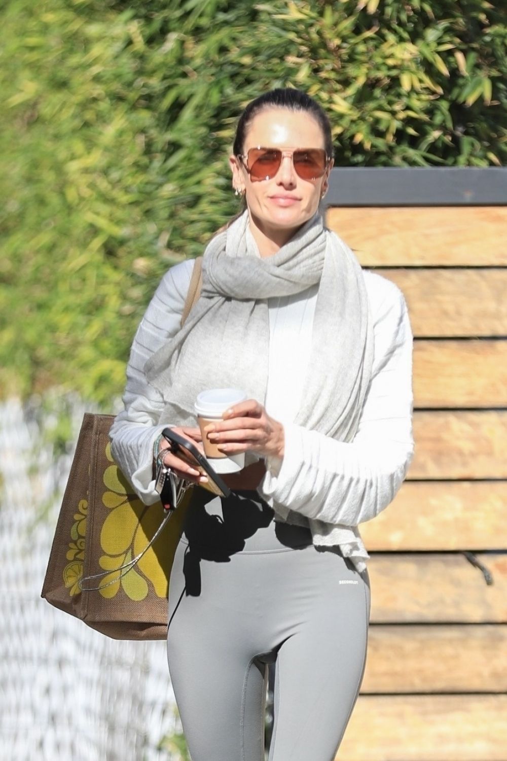 Alessandra Ambrosio Out for Lunch in West Hollywood, January 2024