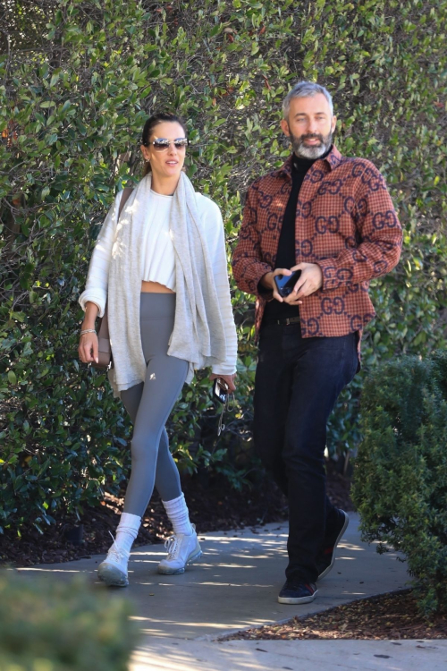 Alessandra Ambrosio Out for Lunch in West Hollywood, January 2024 4