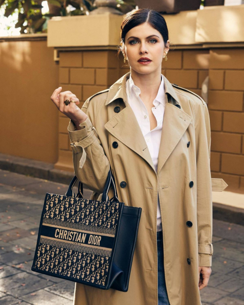 Alexandra Daddario for Dior Book Tote, January 2024 1