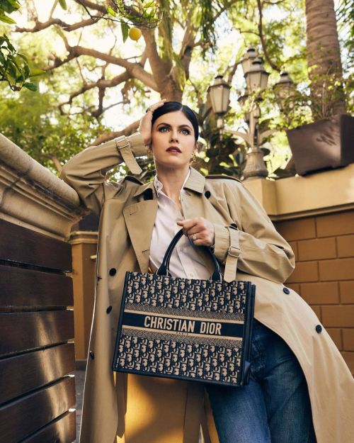 Alexandra Daddario for Dior Book Tote, January 2024 2