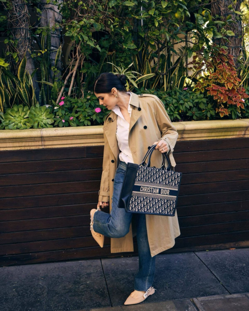 Alexandra Daddario for Dior Book Tote, January 2024 3