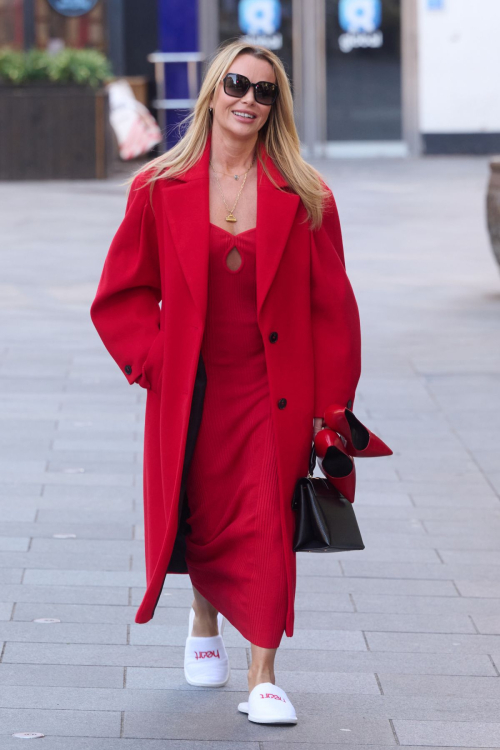 Amanda Holden Leaves Global Radio in London, January 2024