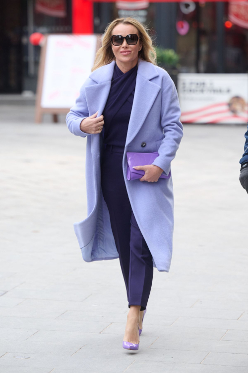 Amanda Holden leaves Global Radio Studios in London, January 2024