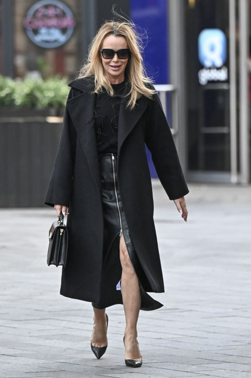 Amanda Holden Leaves Heart Breakfast Show in London, January 2024 6