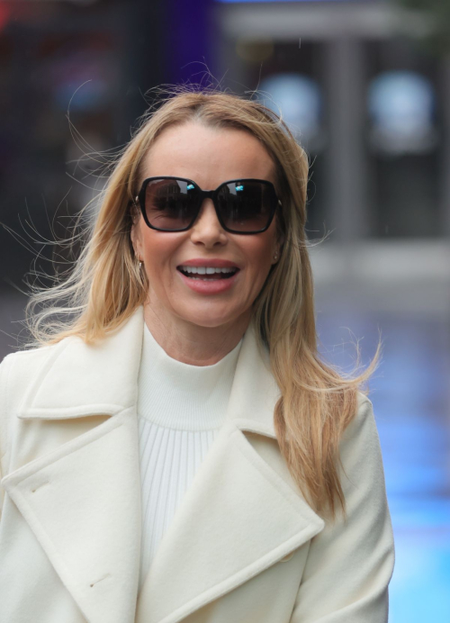 Amanda Holden Leaves Heart Radio in London, January 2024