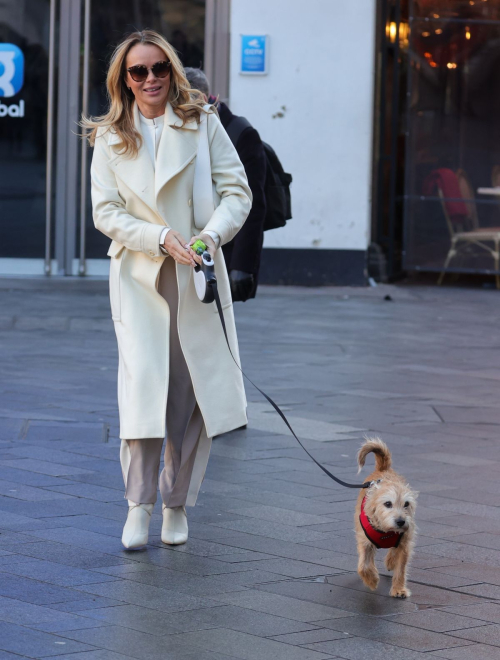 Amanda Holden Out with Dog in London, January 2024 1