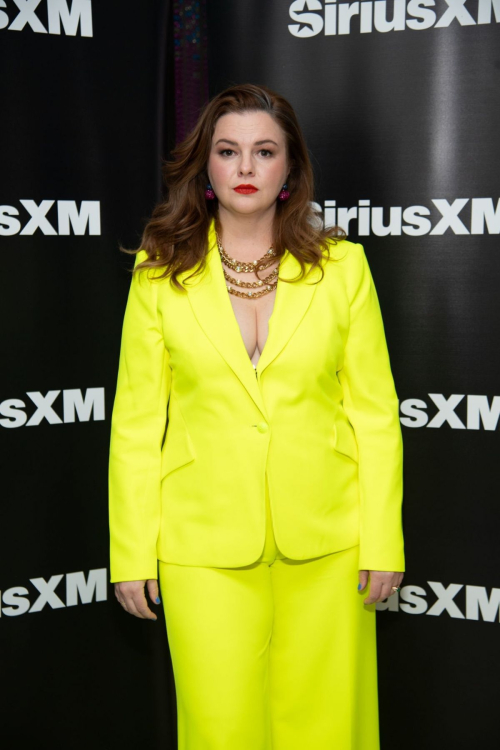 Amber Tamblyn at SiriusXM's Radio Andy Theater Live, January 2024