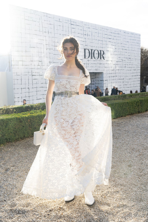 Amelie Zilber at Christian Dior Couture SS24 Show at Paris Fashion Week, January 2024 1