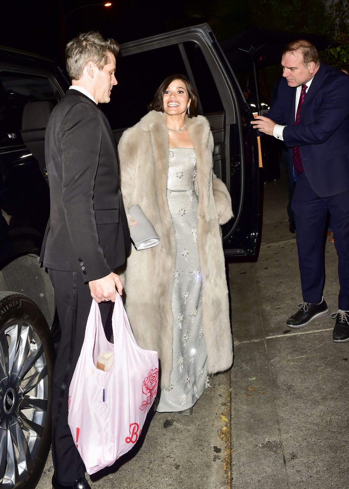 America Ferrera and Ryan Piers Williams Golden Globe Afterparty, January 2024