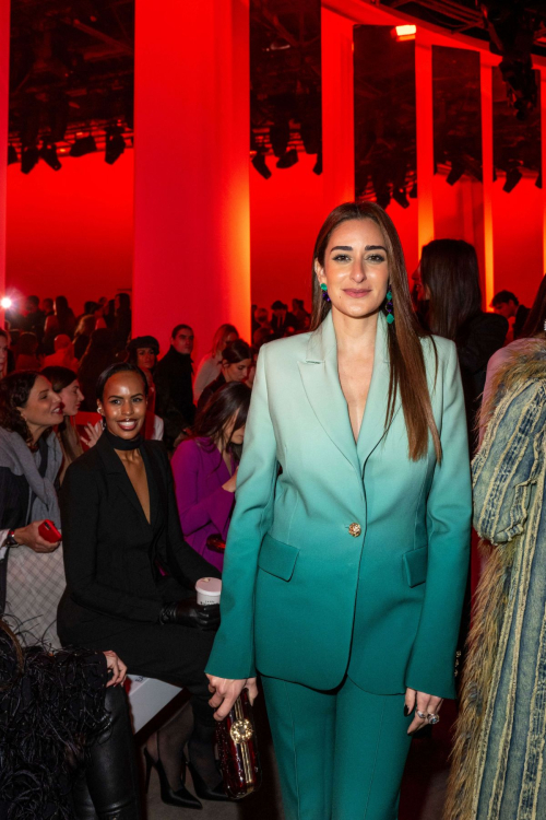 Amina Khalil at Elie Saab Spring 2024 Show, Paris Fashion Week, January 2024 3