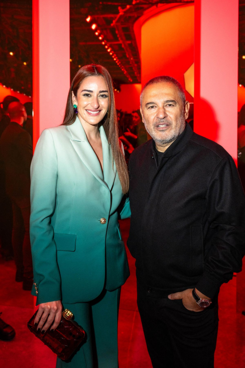 Amina Khalil at Elie Saab Spring 2024 Show, Paris Fashion Week, January 2024 4