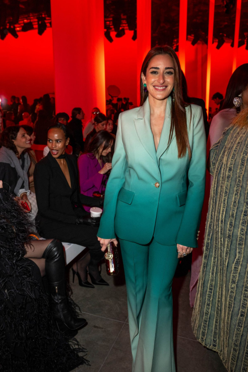 Amina Khalil at Elie Saab Spring 2024 Show, Paris Fashion Week, January 2024 5