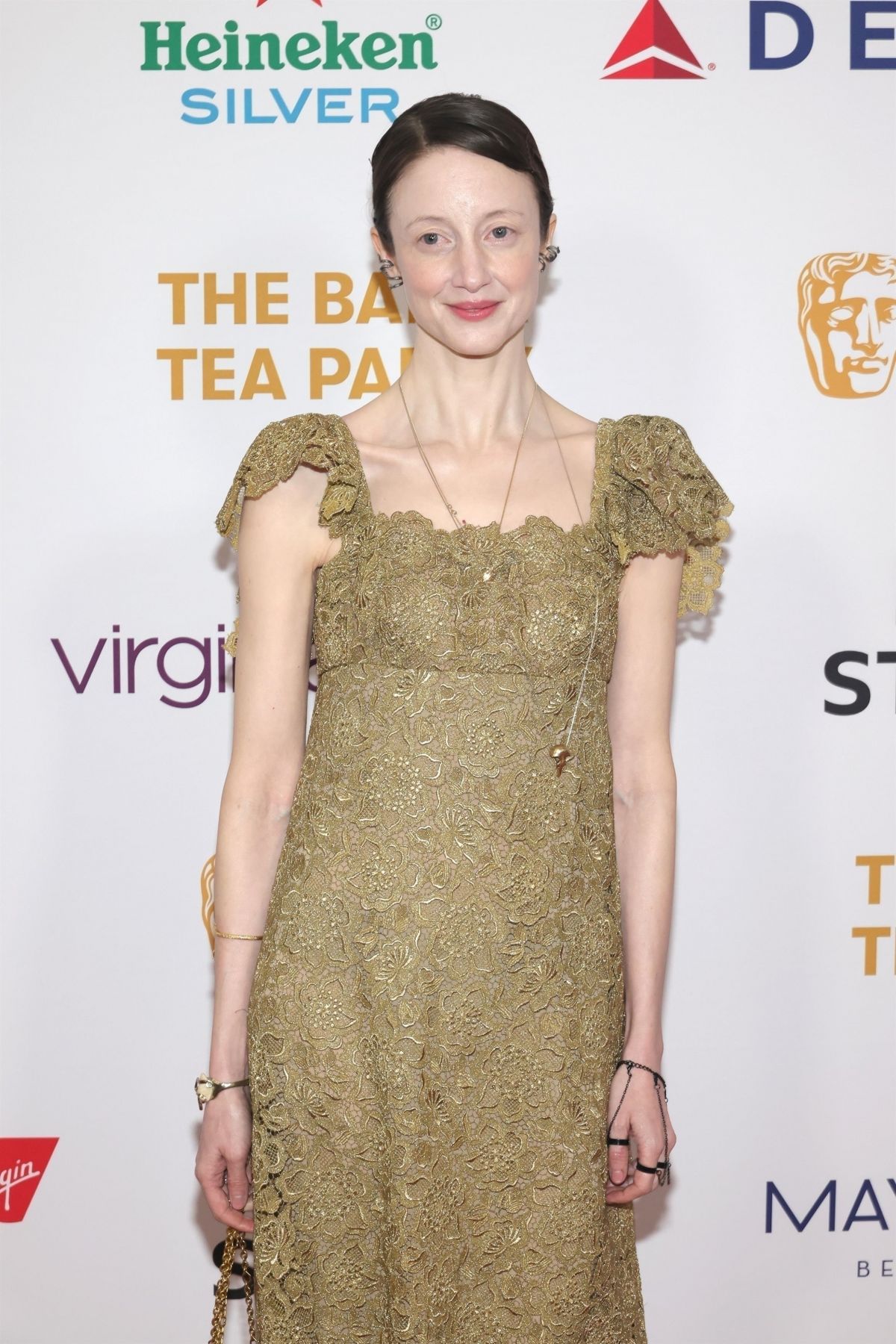 Andrea Riseborough at Bafta Tea Party in Beverly Hills, January 2024