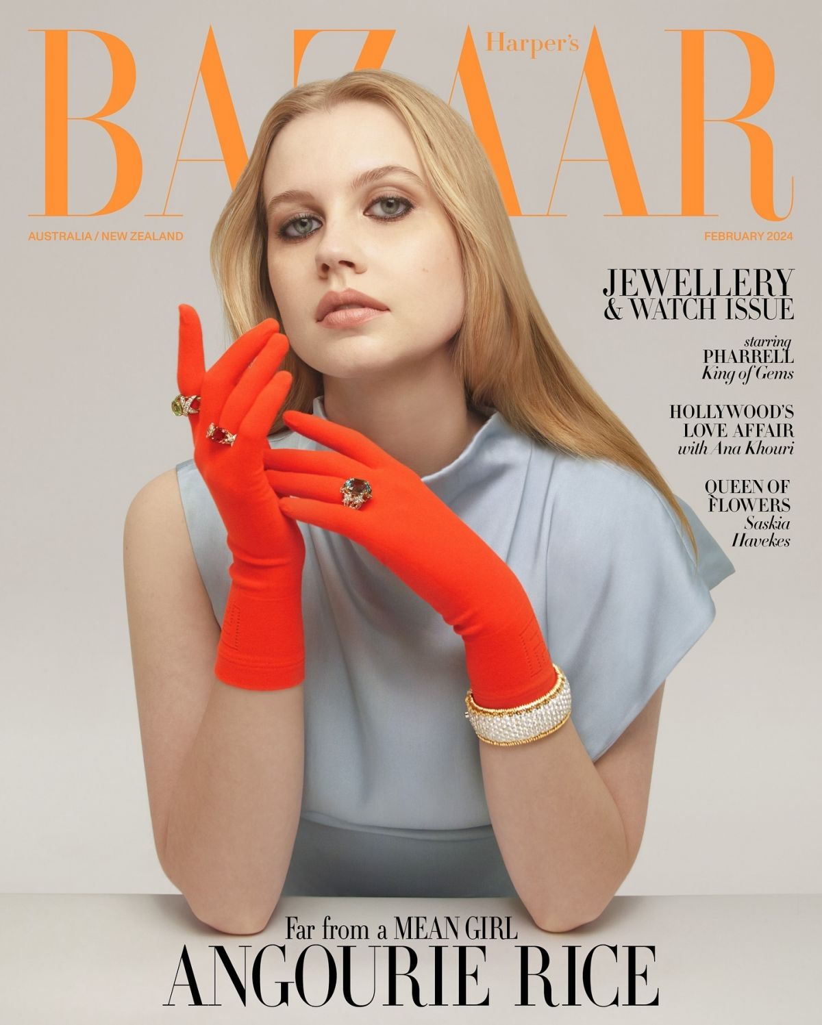 Angourie Rice for Harper’s Bazaar Australia, February 2024