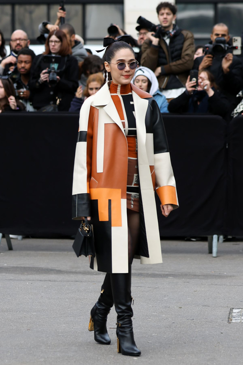 Araya Hargate at Fendi Couture Spring 2024 Show, Paris, January 2024 1