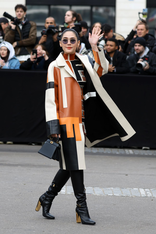 Araya Hargate at Fendi Couture Spring 2024 Show, Paris, January 2024 2