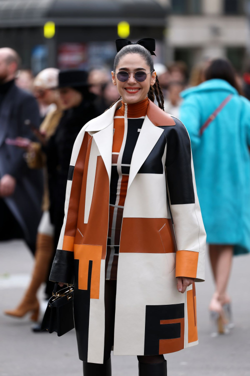 Araya Hargate at Fendi Couture Spring 2024 Show, Paris, January 2024 3