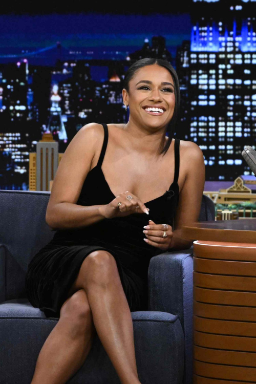 Ariana DeBose at Tonight Show Starring Jimmy Fallon in New York, January 2024