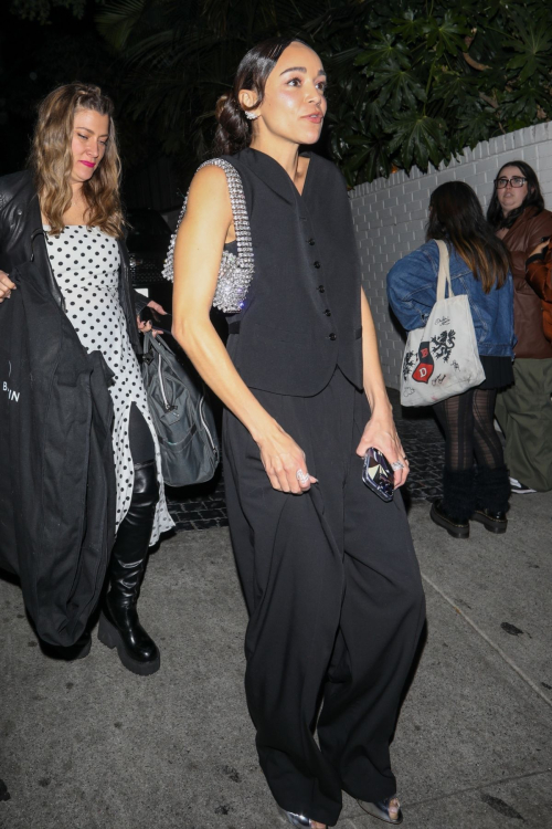 Ashley Madekwe Leaves Critics Choice Awards Afterparty at Chateau Marmont, January 2024 3