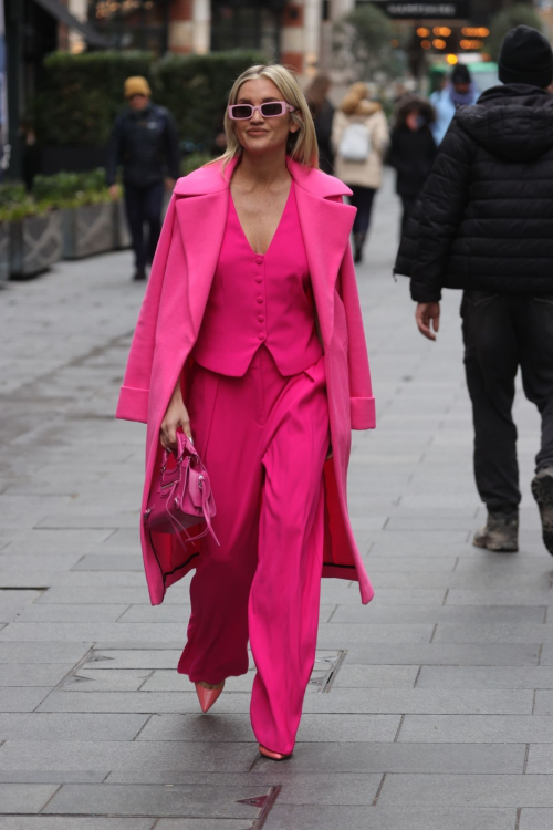 Ashley Roberts at Heart Radio in London, January 2024