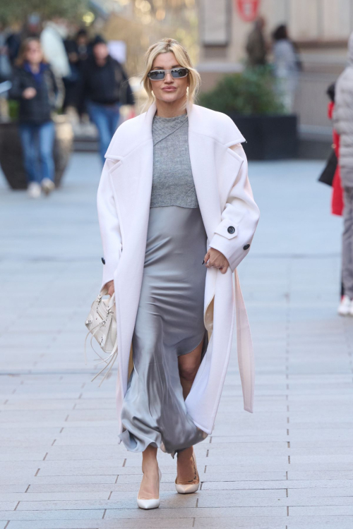 Ashley Roberts Leaves Global Radio in London, January 2024