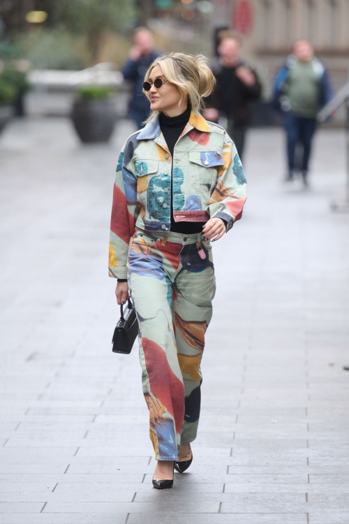 Ashley Roberts Leaves Global Radio Studios in London, January 2024 2