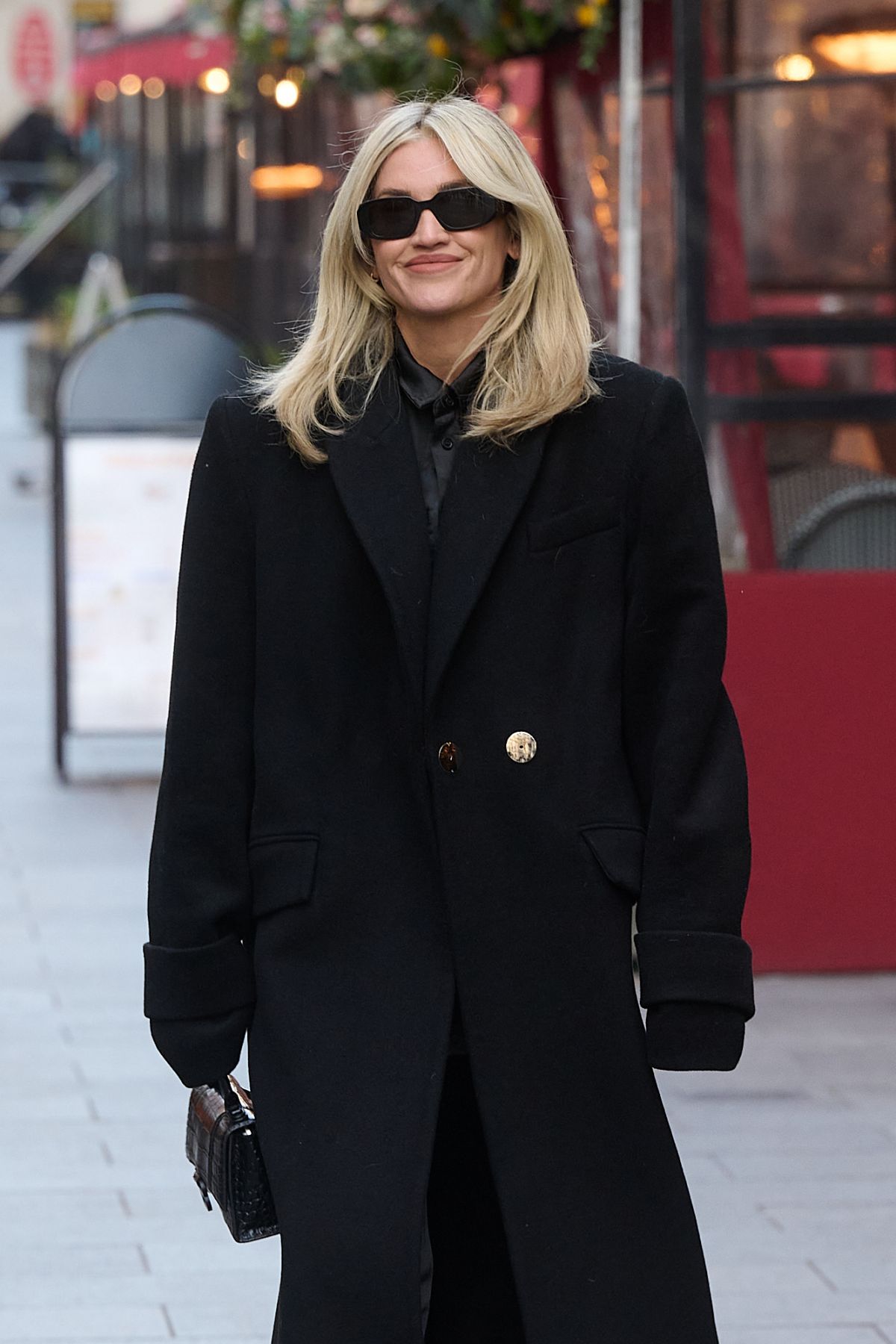 Ashley Roberts Leaves Global Radio Studios in London, January 2024