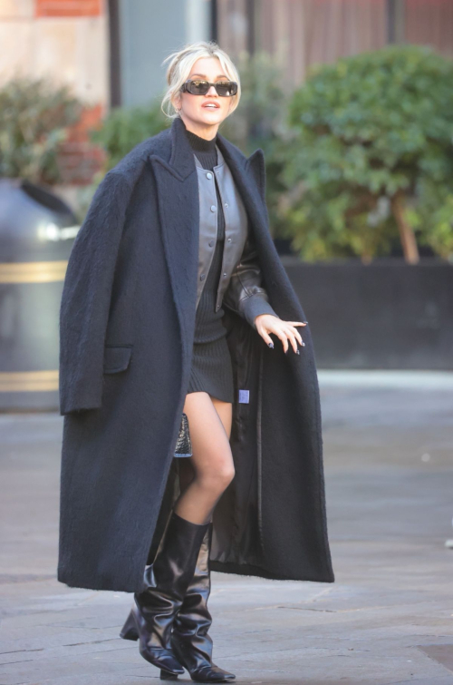 Ashley Roberts Leaves Heart Radio in London, January 2024 5