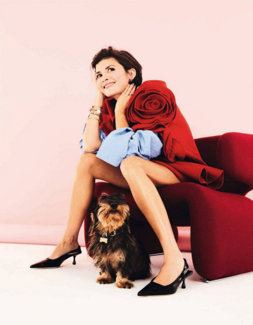 Audrey Tautou in Madame Figaro Magazine, January 2024 5