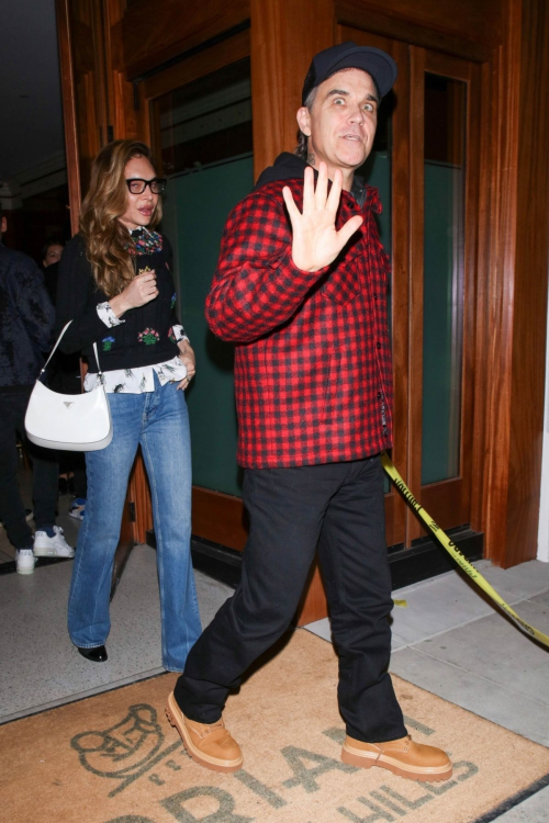 Ayda Field and Robbie Williams Leave Cipriani in Beverly Hills, January 2024 6