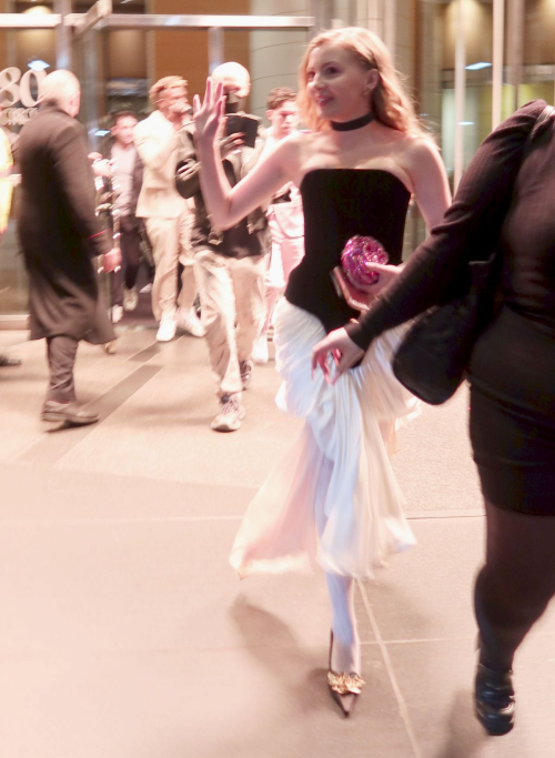 Bebe Wood Arrives at Mean Girls Premiere in New York, January 2024 2