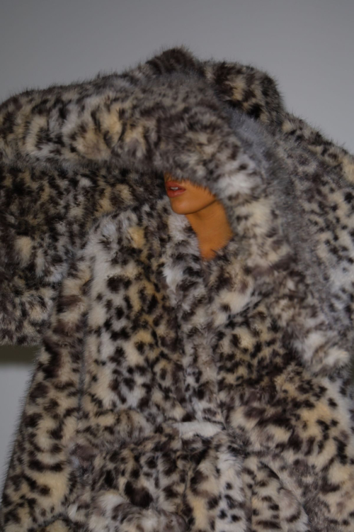 Bianca Censori in Fur at a Studio in Los Angeles, January 2024 5