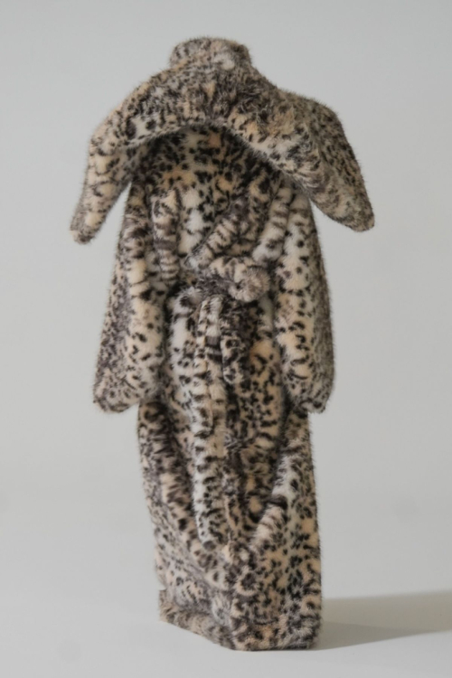 Bianca Censori in Fur at a Studio in Los Angeles, January 2024 7