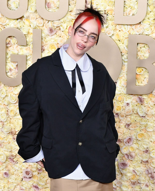 Billie Eilish at Golden Globe Awards, January 2024 1