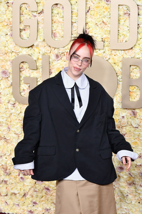 Billie Eilish at Golden Globe Awards, January 2024 4