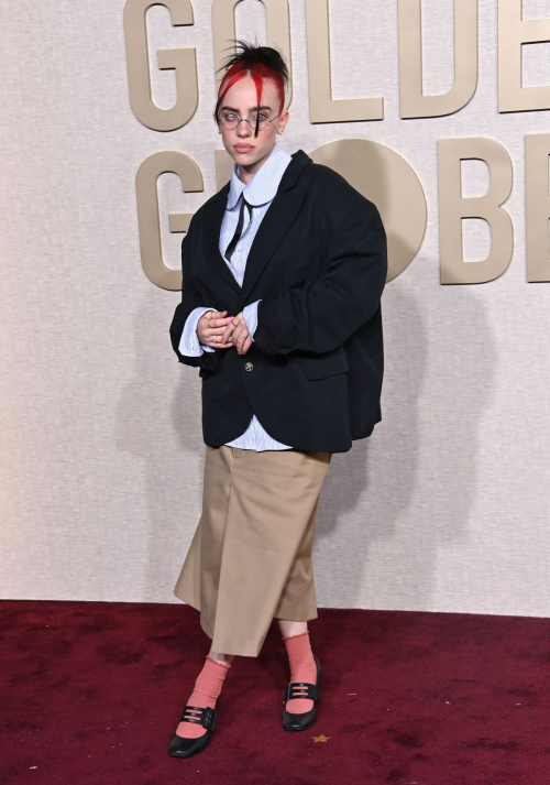 Billie Eilish at Golden Globe Awards, January 2024 6