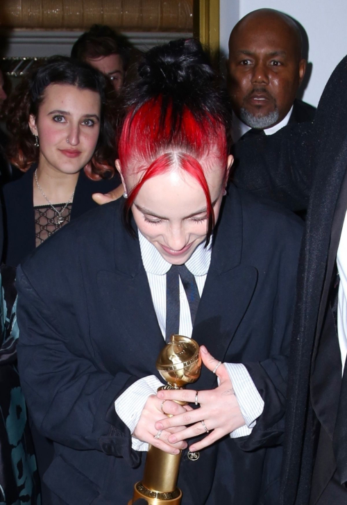 Billie Eilish at Golden Globes Afterparty, January 2024 1