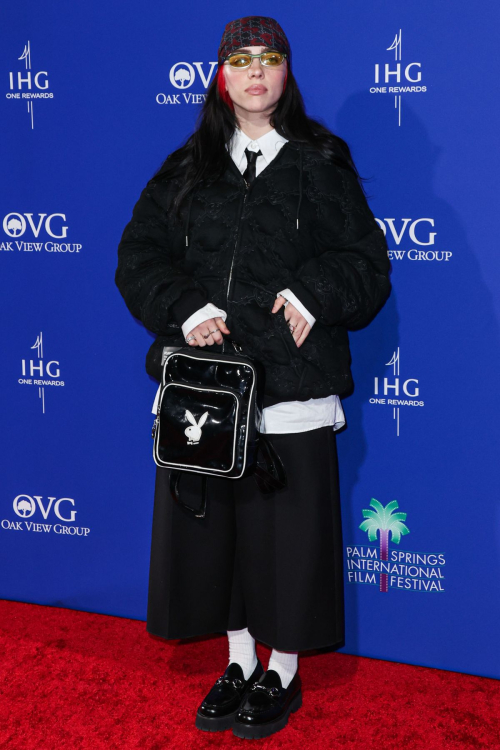 Billie Eilish at Palm Springs International Film Festival Awards, January 2024