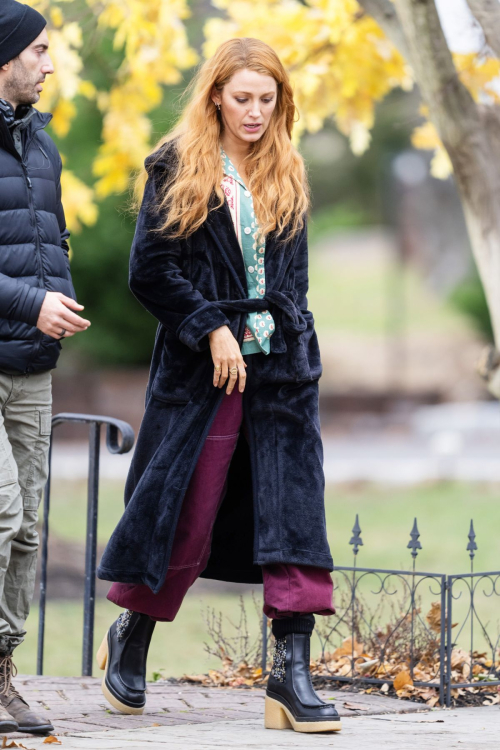 Blake Lively on Set of It Ends with Us, January 2024 4