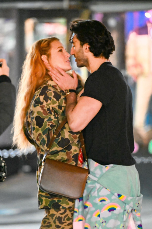 Blake Lively Shares On-Screen Kiss on Set of It Ends With Us, January 2024 9