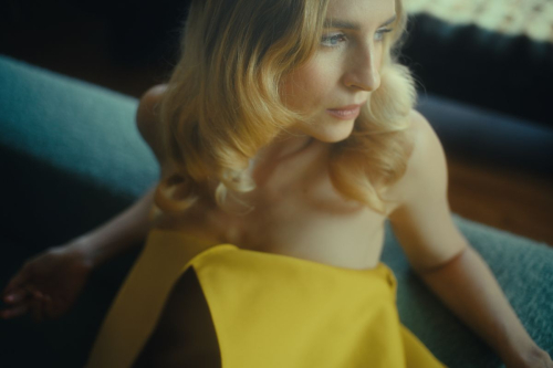 Brit Marling Getting Ready for Critics Choice Awards for WWD Magazine, January 2024