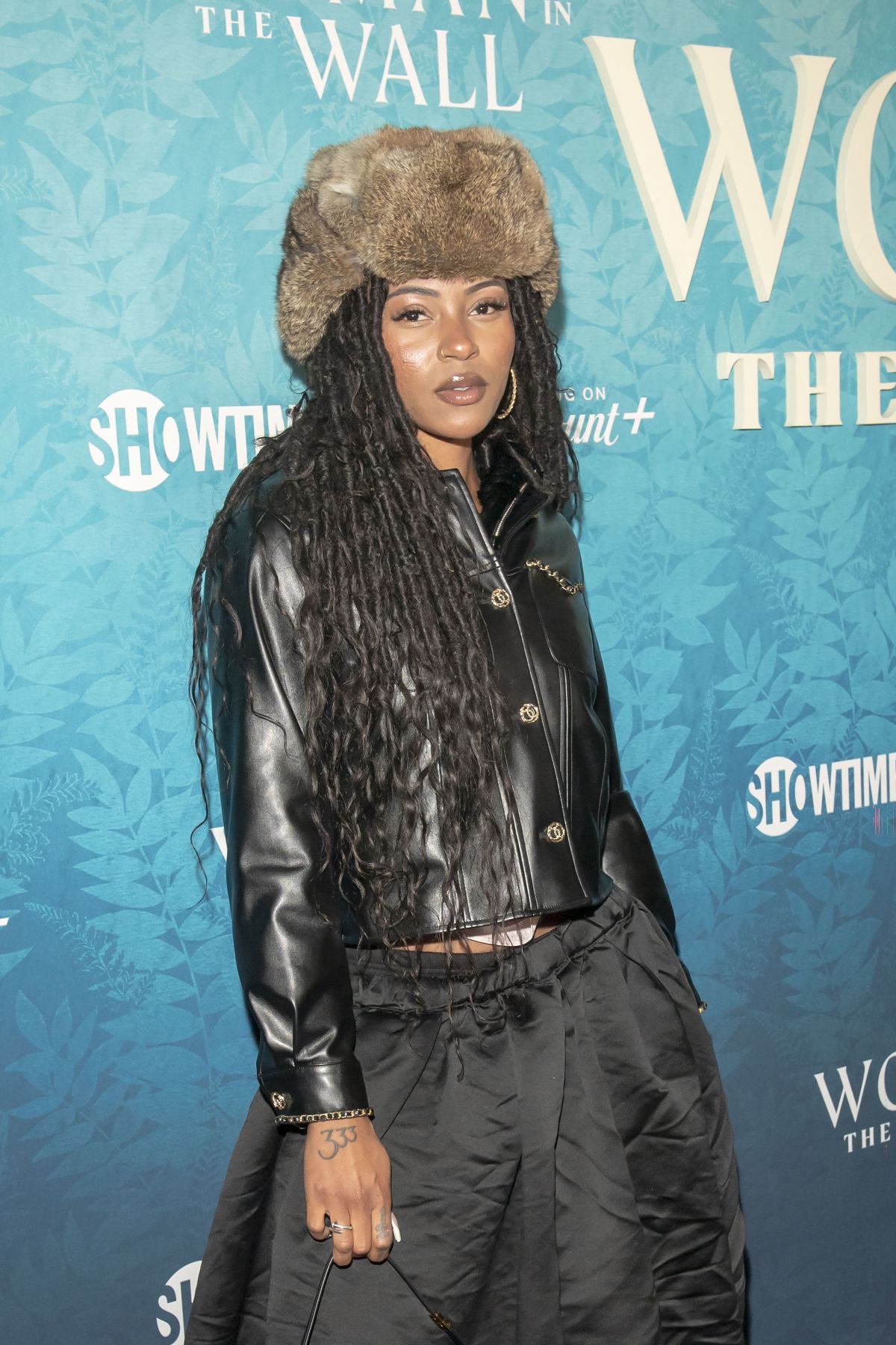 Britney Byrd at The Woman in the Wall Premiere in New York, January 2024