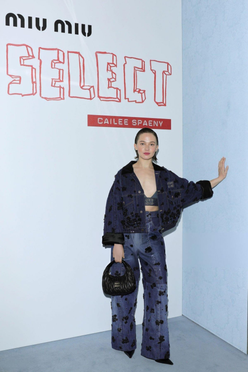 Cailee Spaeny at Miu Miu Select in Milan, January 2024 1