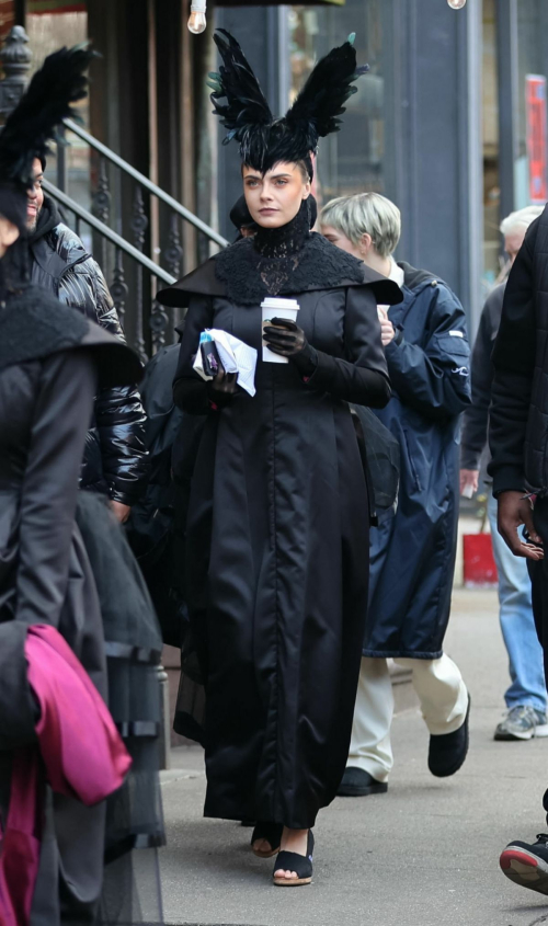 Cara Delevingne on American Horror Story Set in New York, January 2024 5