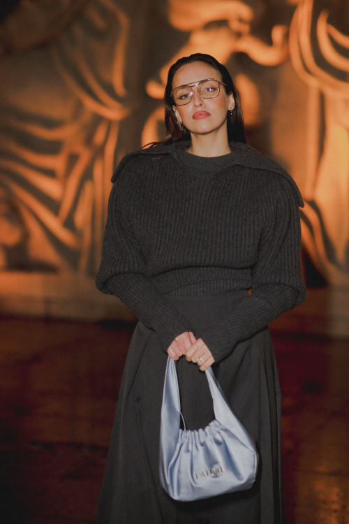 Carla Ginola at Patou Fall/Winter 2024 Show, Paris, January 2024