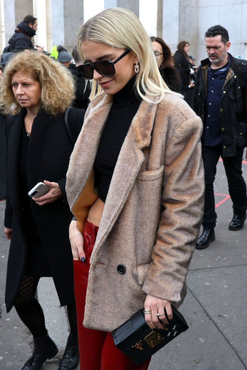 Caroline Daur Leaves Elie Saab Show, January 2024 3