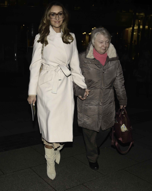 Catherine Tyldesley Takes Mum to Watch King and I, January 2024