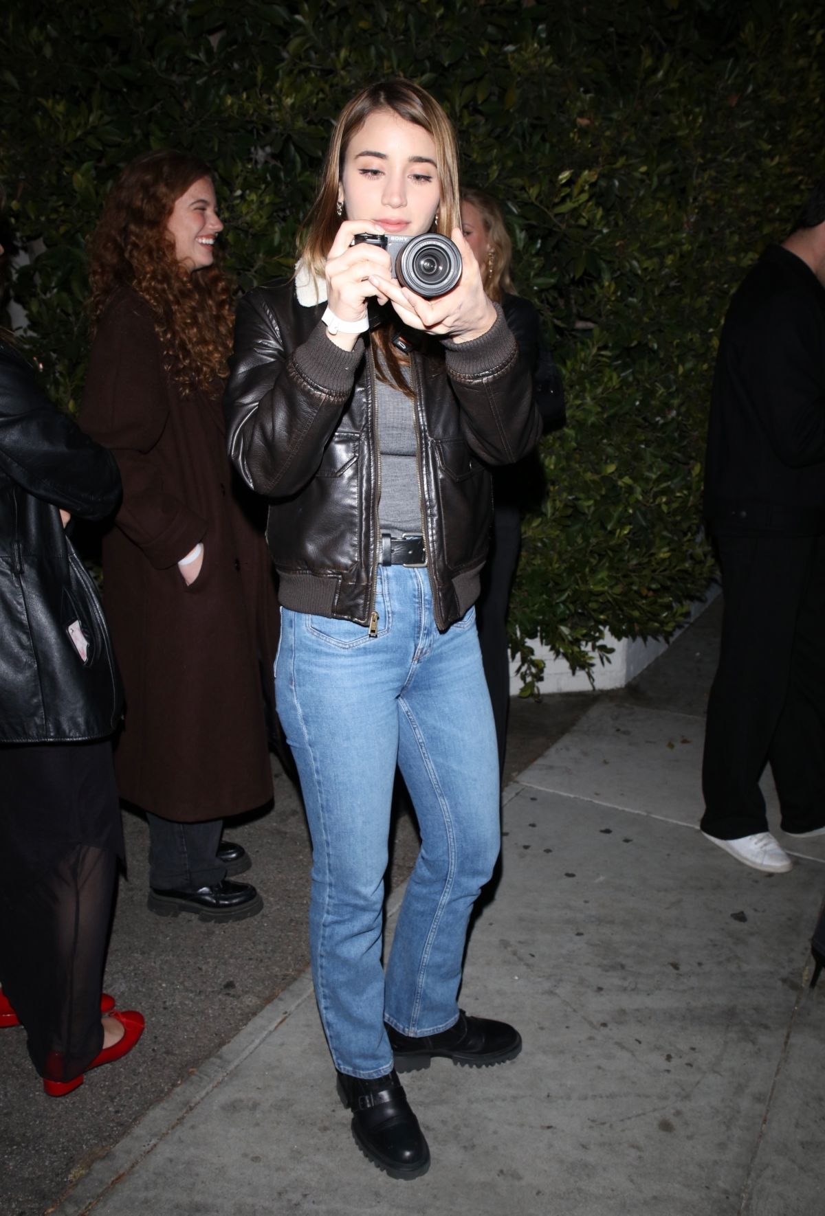 Caylee Cowan Leaves The Black Keys After-party at Bar Marmont in Los Angeles, January 2024