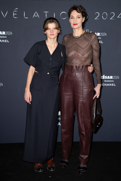 Celeste Brunnquell and Jeanne Balibar at Cesar Revelations 2024, January 2024 1